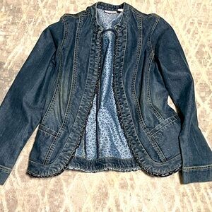 Denim Blue Women's Chico Jacket in a size 0